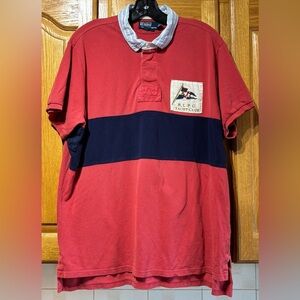 Polo Ralph Lauren R.L.P.C. Yacht Club Rugby Polo Shirt Men’s XL EUC